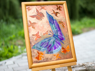 Розпис на склі